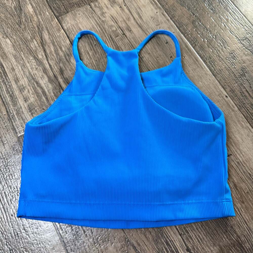 Rae Mode Ribbed Racerback Athletic Crop Tank Top Small - Picture 2 of 4